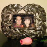 My Valentine. Here we are on our fist date.