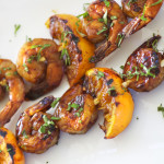 Tamarind citrus shrimp skewers