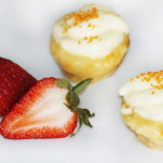 Mango Pineapple Ice Cream Cupcakes made with Chunks O' Fruti.  These where delicious but melt fast but that will be no problem because they will fly once you get them out of the freezer.