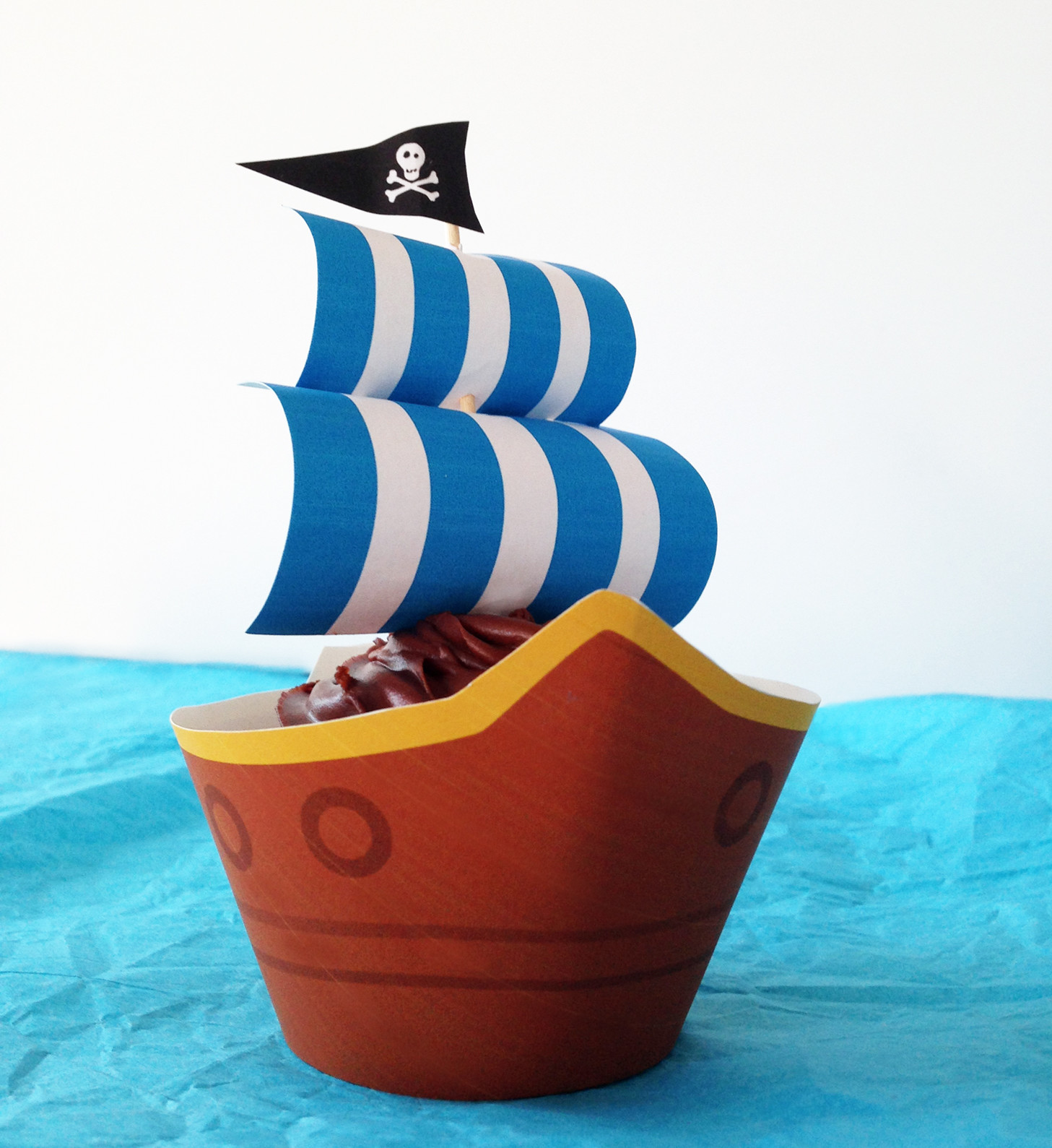 Printable Pirate Ship Template DocTemplates