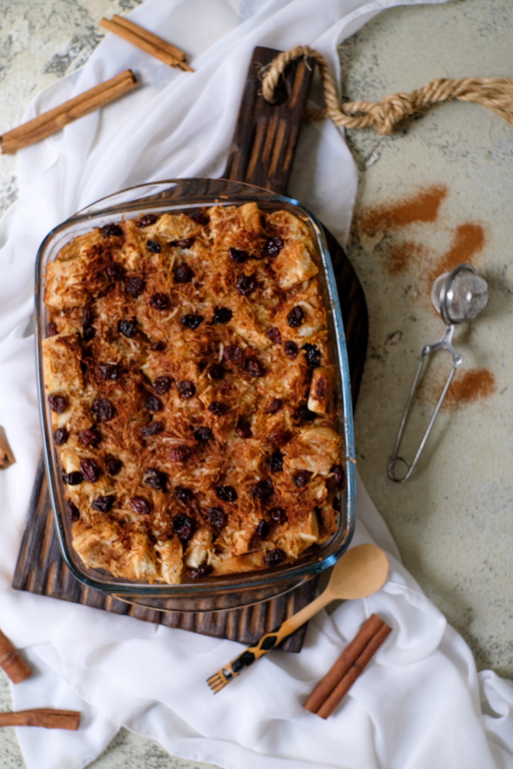 Bread pudding Guatemalan dessert Bocado de Reina