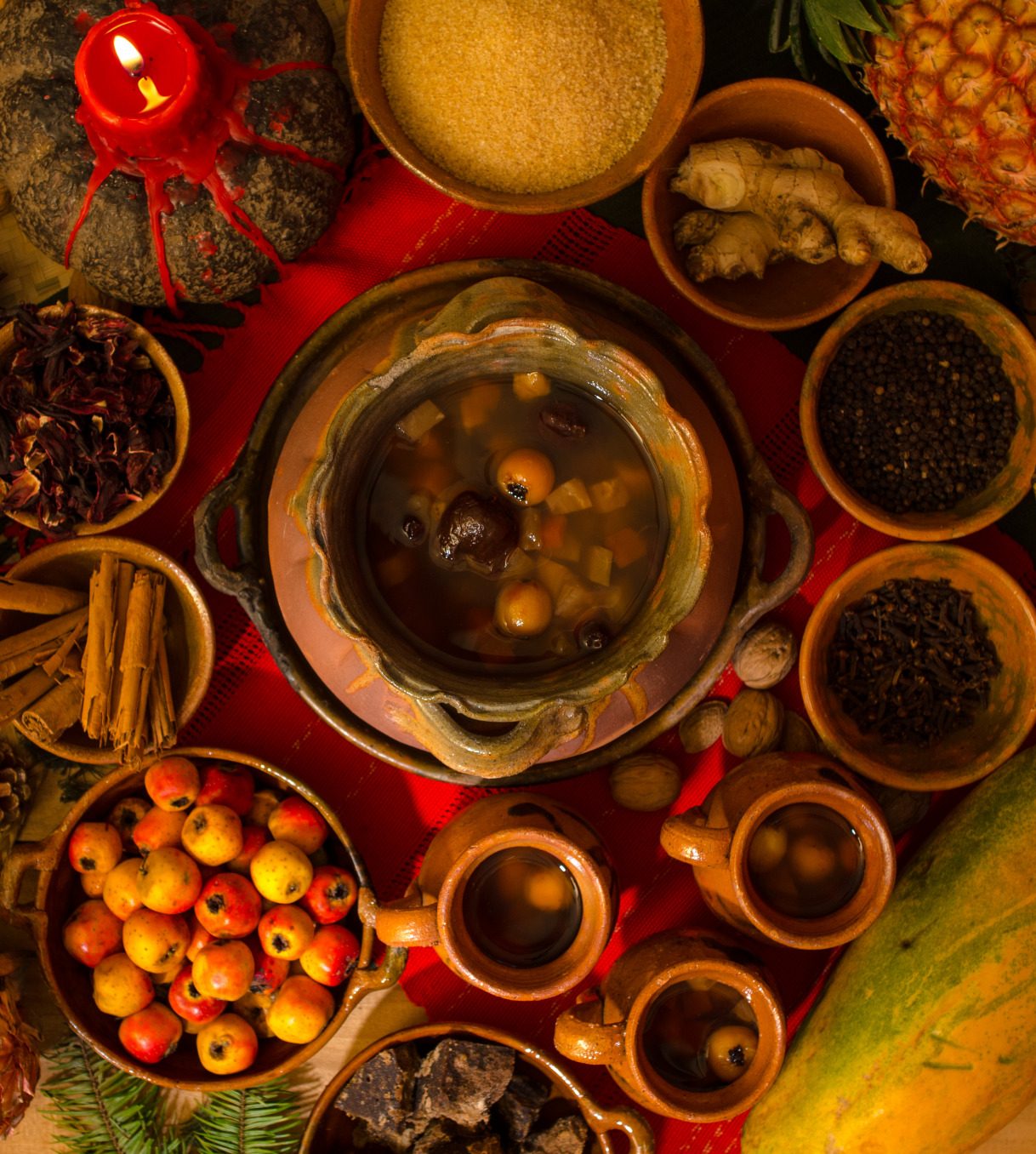 Ponche navideño para las posadas Guatemala