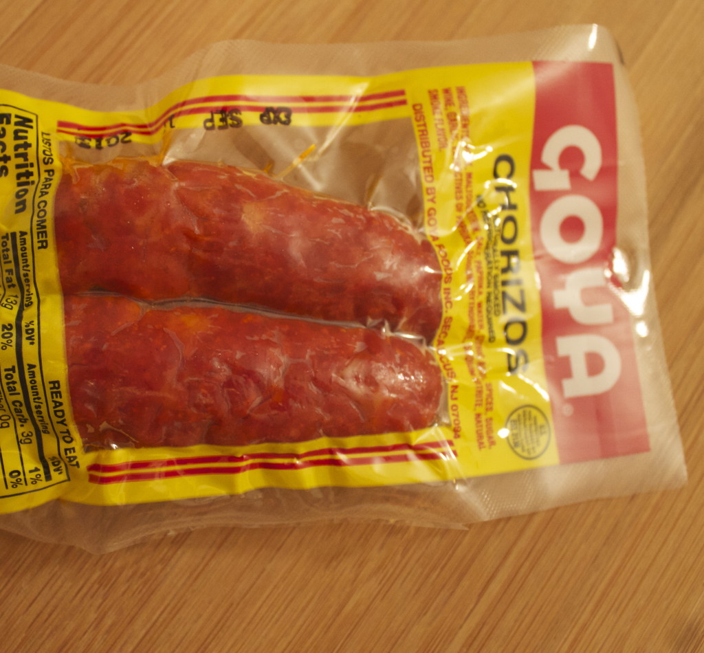 Goya's red chorizo.