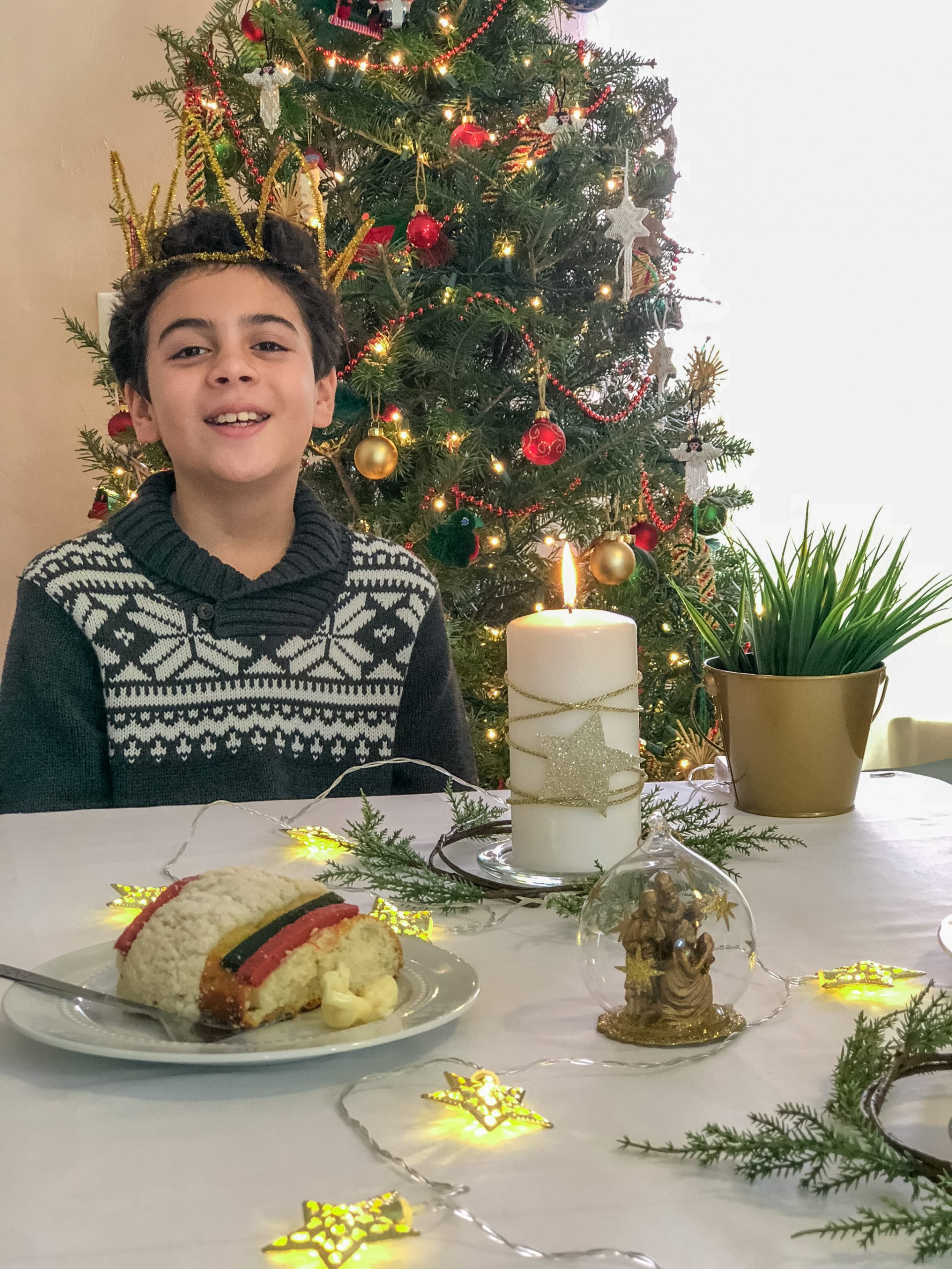 my boys opening presents