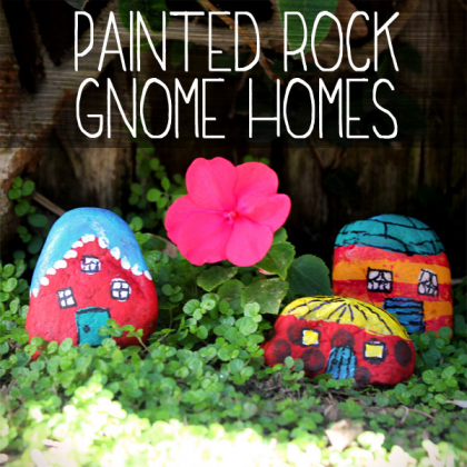 Gnome House Painted Rocks Photo: Spoonful.com