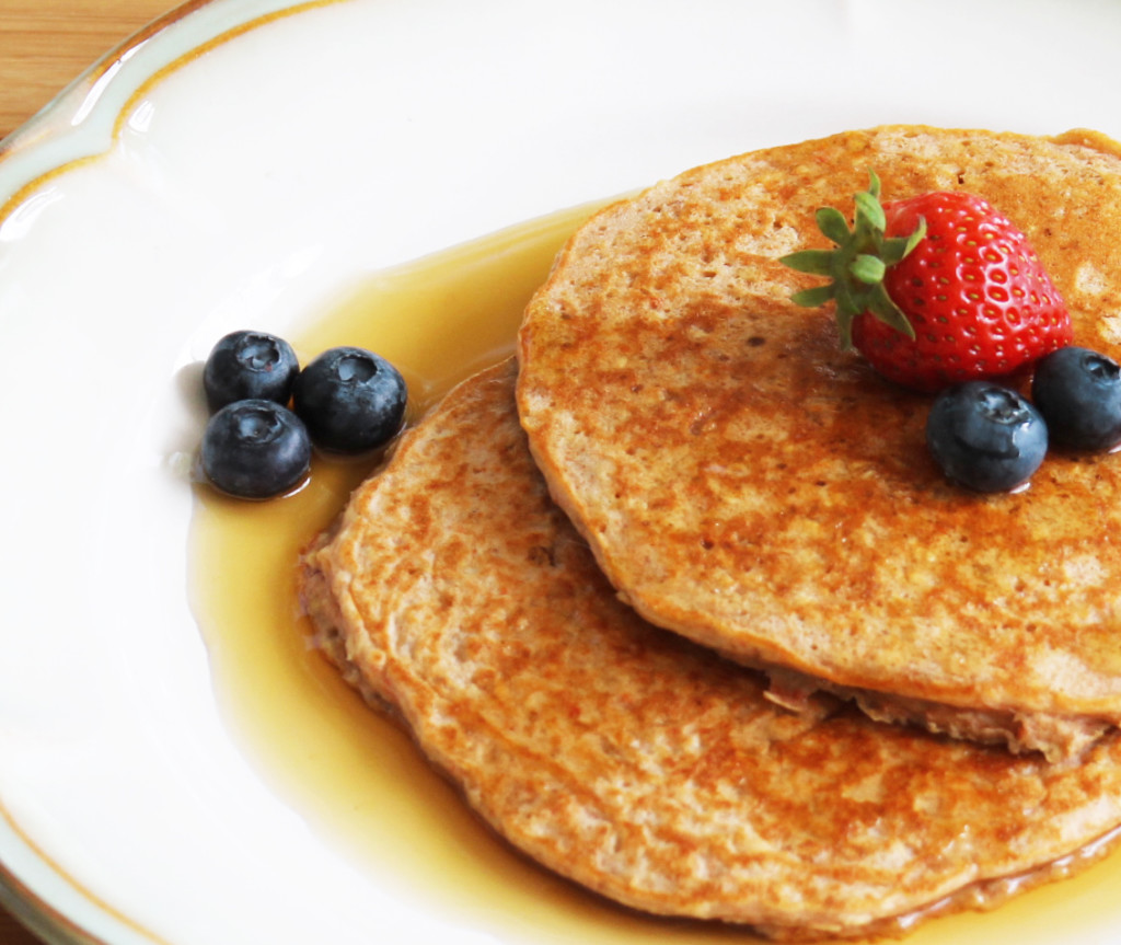 Oatmeal guava healthy pancakes