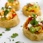 chorizo scrambled egg breakfast sopes