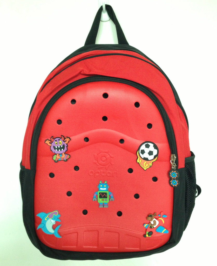 red Optari backpack