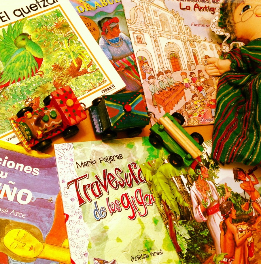 books and toys from Guatemala