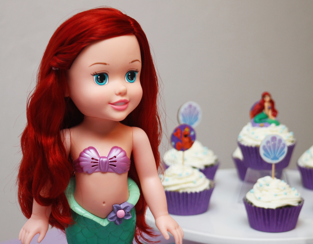 little mermaid doll party and cupcapes #shop