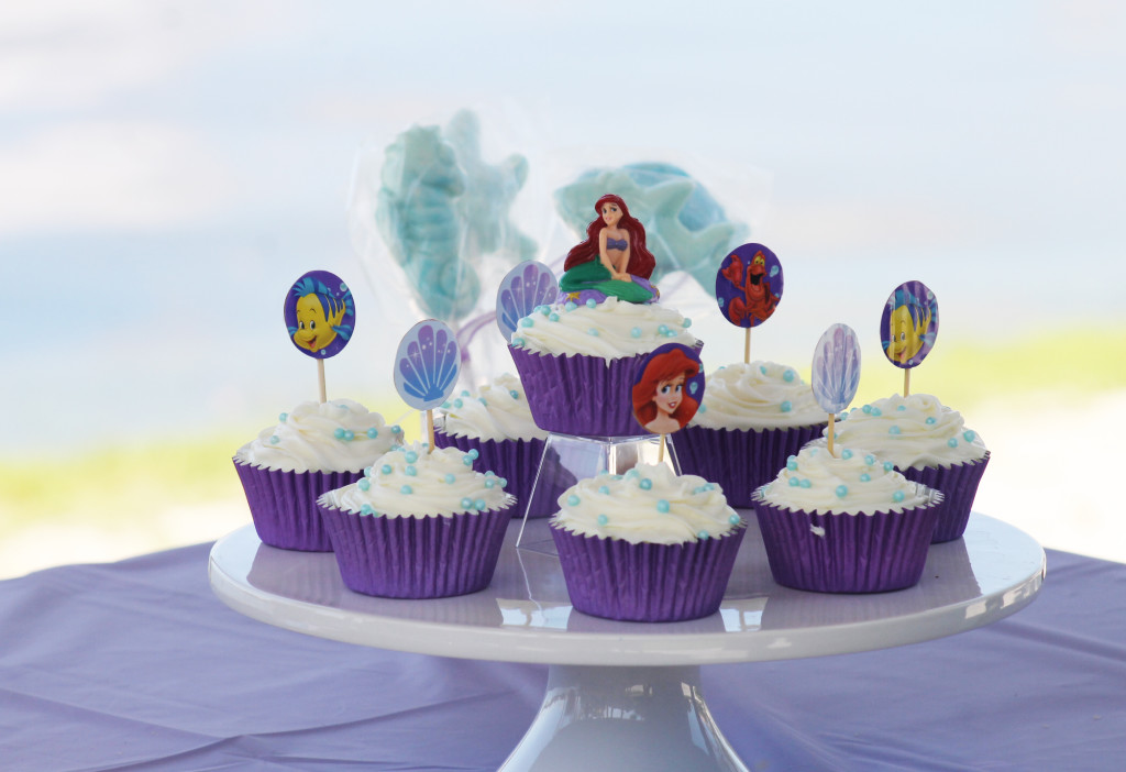 little mermaid cupcakes