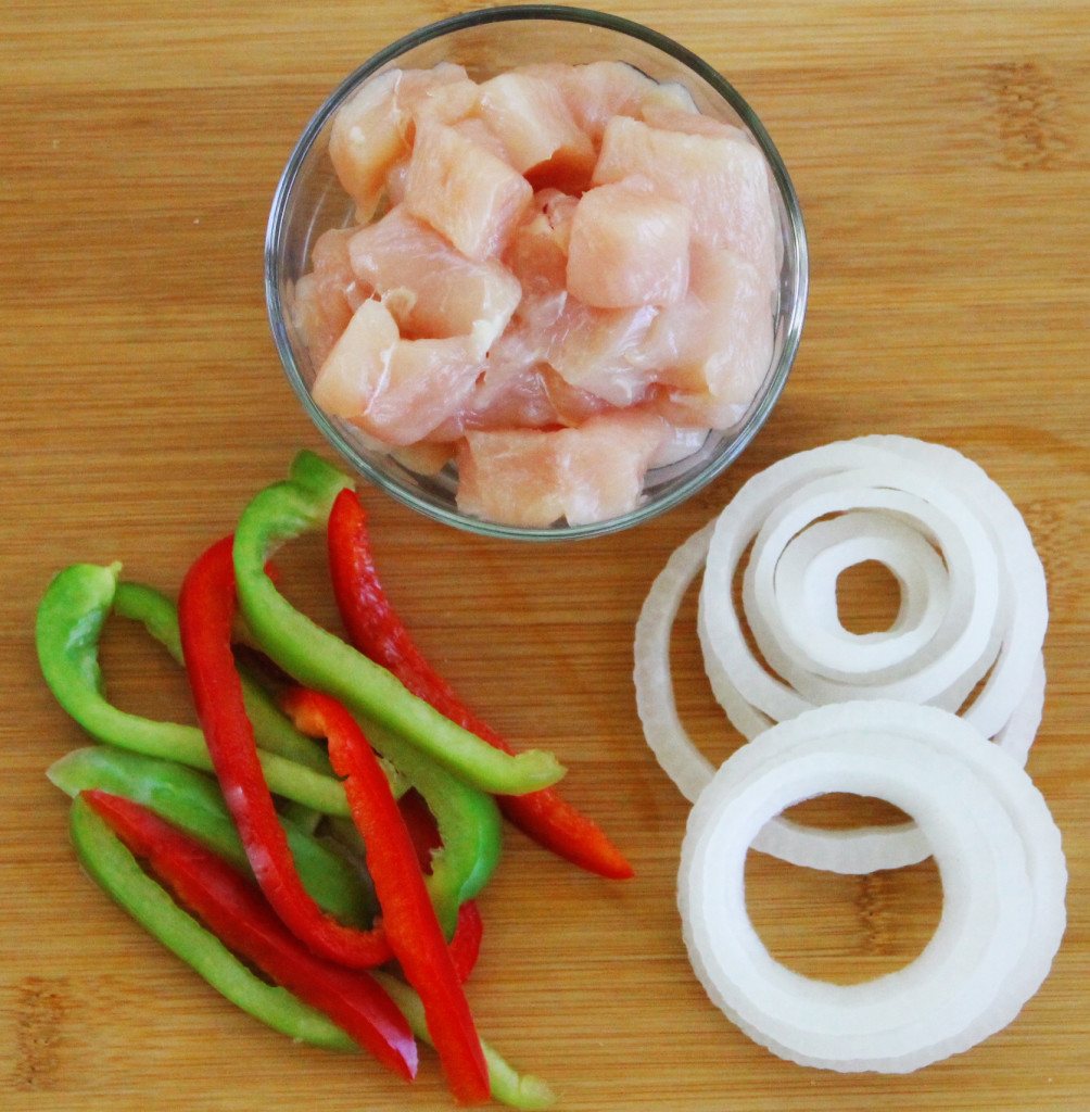 ingredients for fajitas 