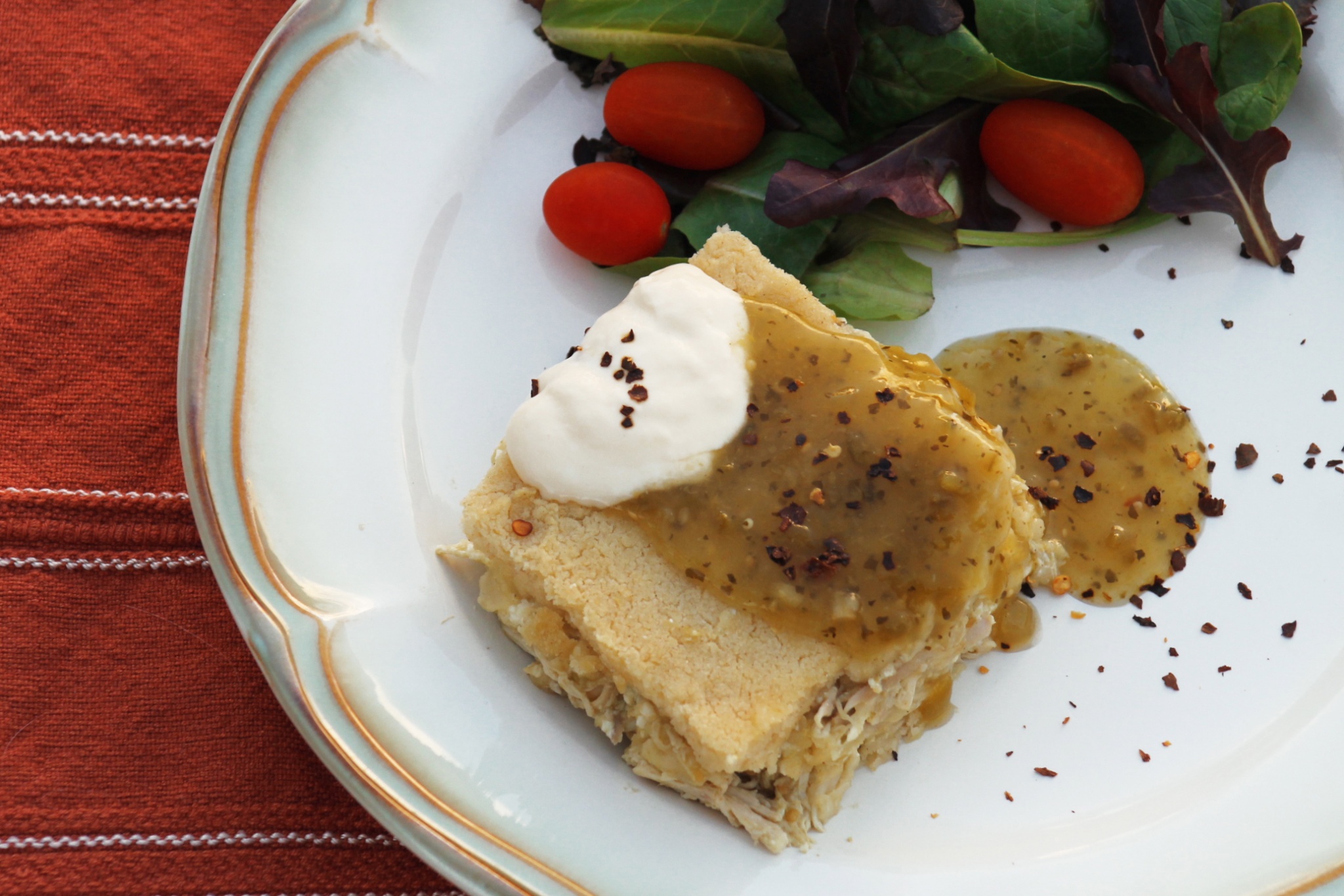 green tamale casserole