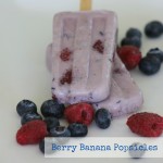 berry banana popsicles