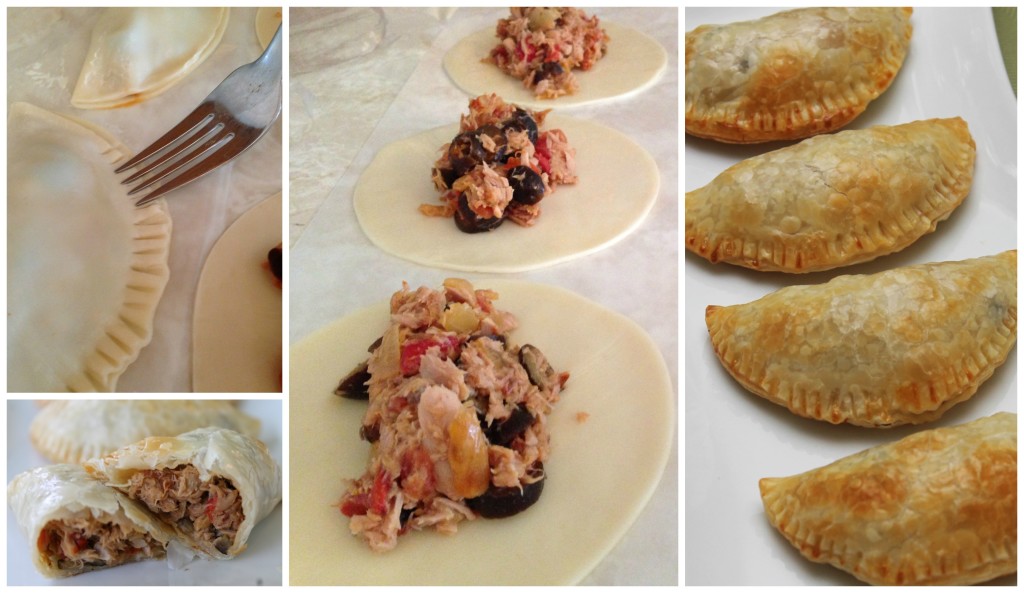 tuna empanadas collage #shop