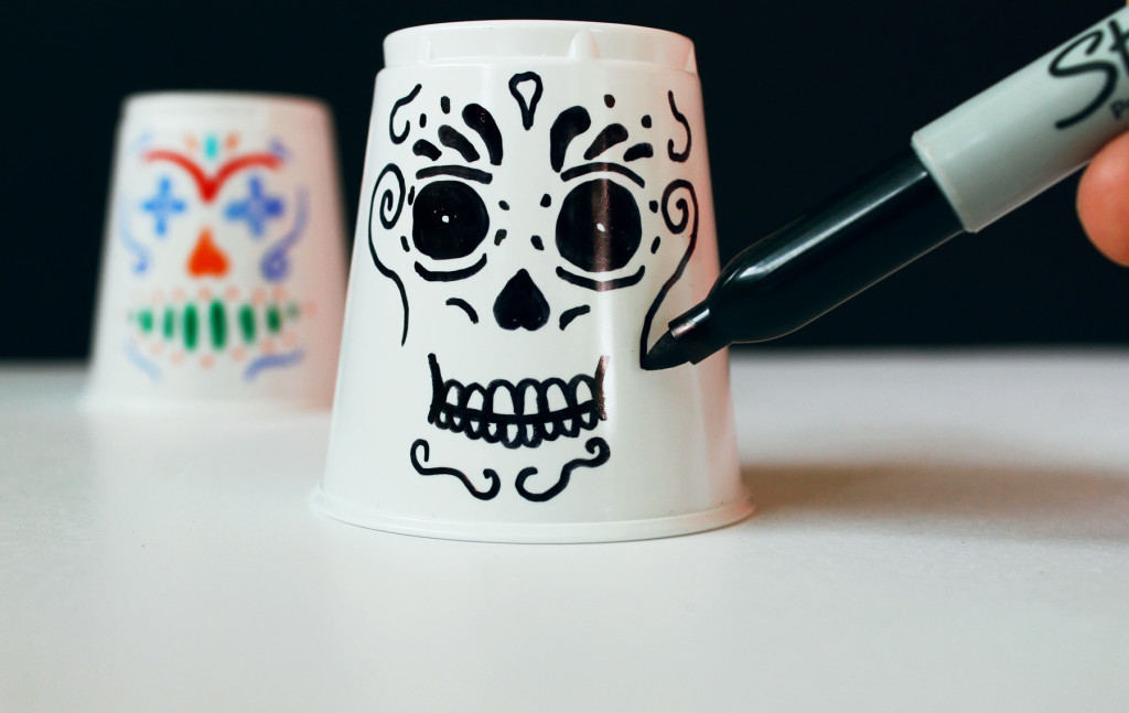 Dia de los Muertos Day of the Dead craft lanterns DIY