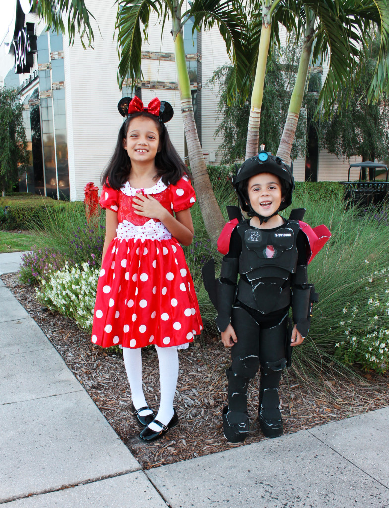 Minnie mouse and robot costume Halloween