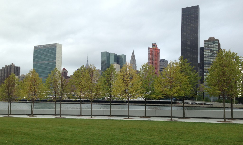 New York Skyline from Four Freedoms Park