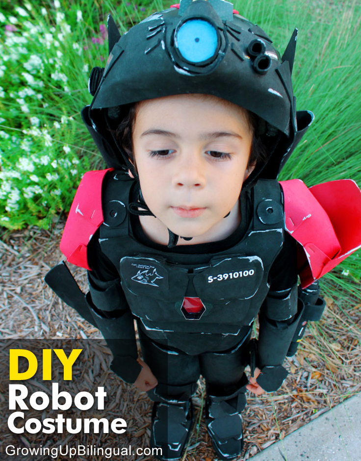 DIY robot costume halloween