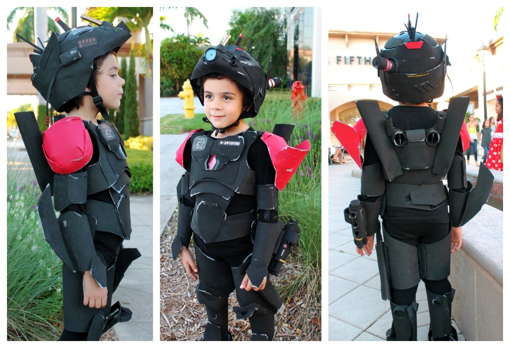 robot armor costume