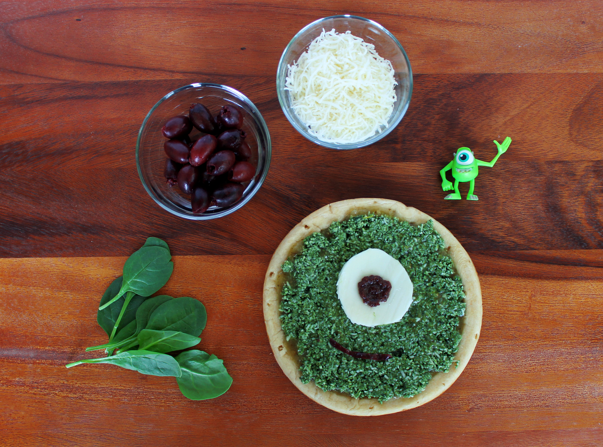 Monsters University Mike Spinach Pizza
