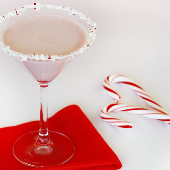 peppermint cocktail holiday cocktail candy cane cocktail