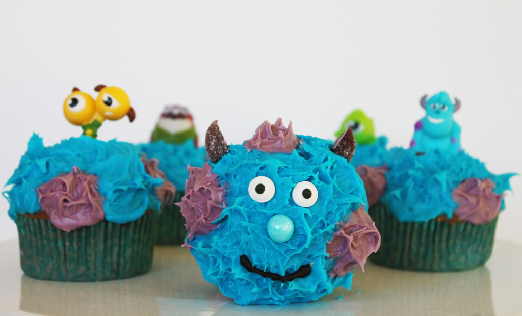 Monsters University cupcakes Monsters Inc Sully