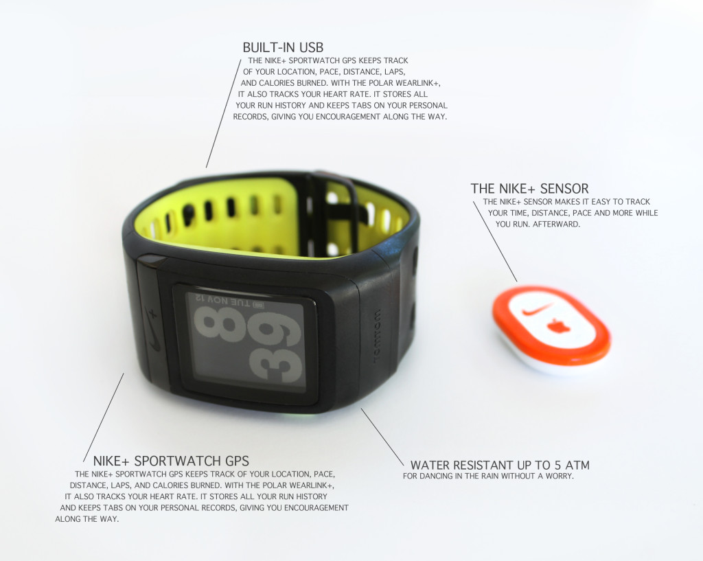 Nike SportsWatch with GPS and Nike+ Sensor