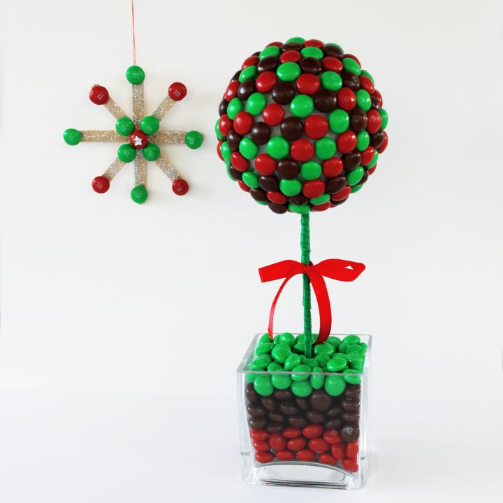 crafts DIY Christmas Holiday m&m's
