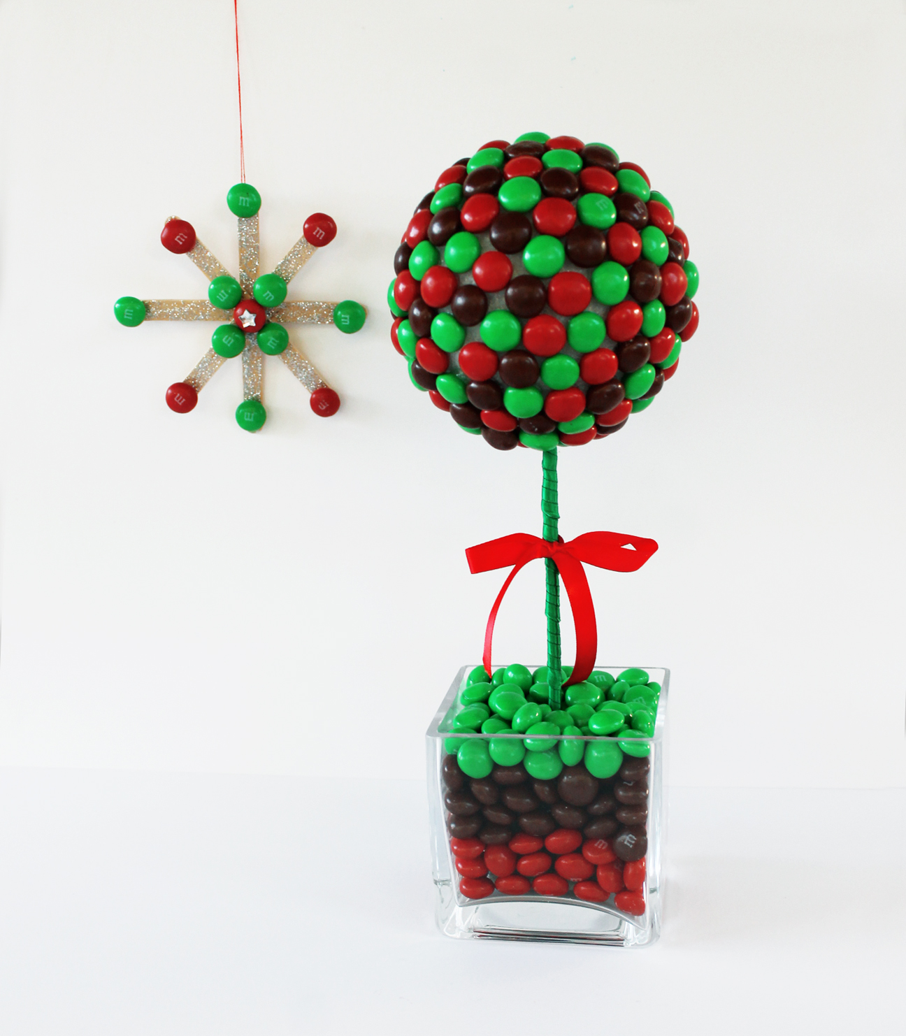 crafts DIY Christmas Holiday m&m's