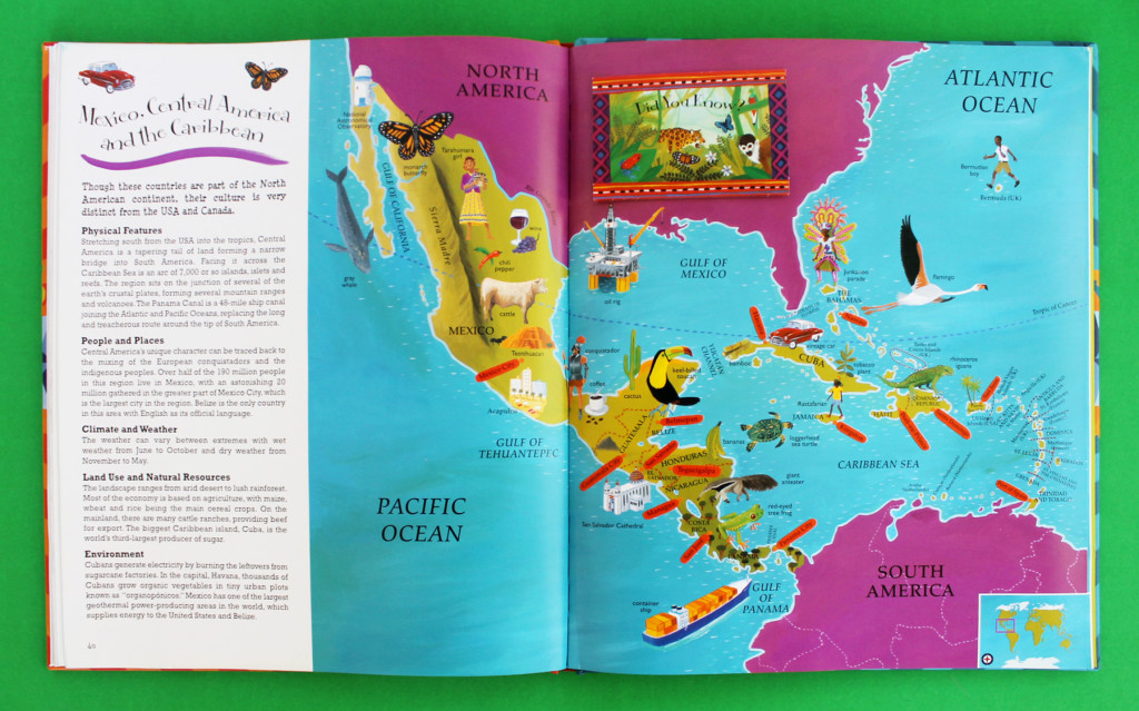 Barefoot books Atlas for kids Central America
