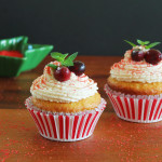 eggnog tres leches cupcakes