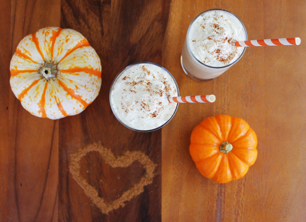 skinny pumpkin spice latte milkshakes