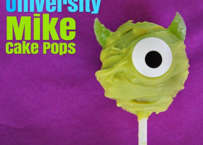 Monsters Universty Mike cake pops
