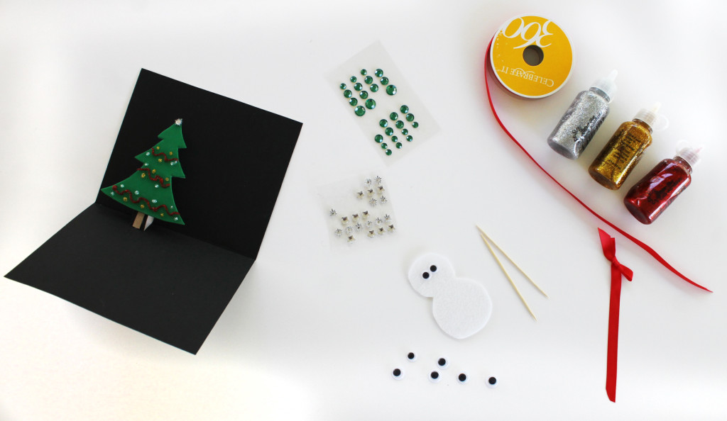 Holiday Card craft for kids