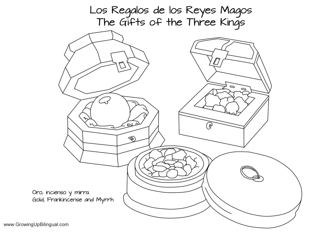 three kings day coloring pages