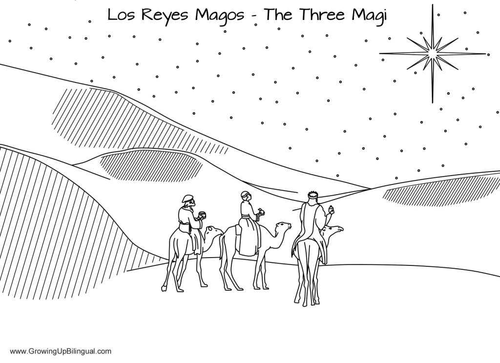 Three Kings Day Dia de Reyes printable free