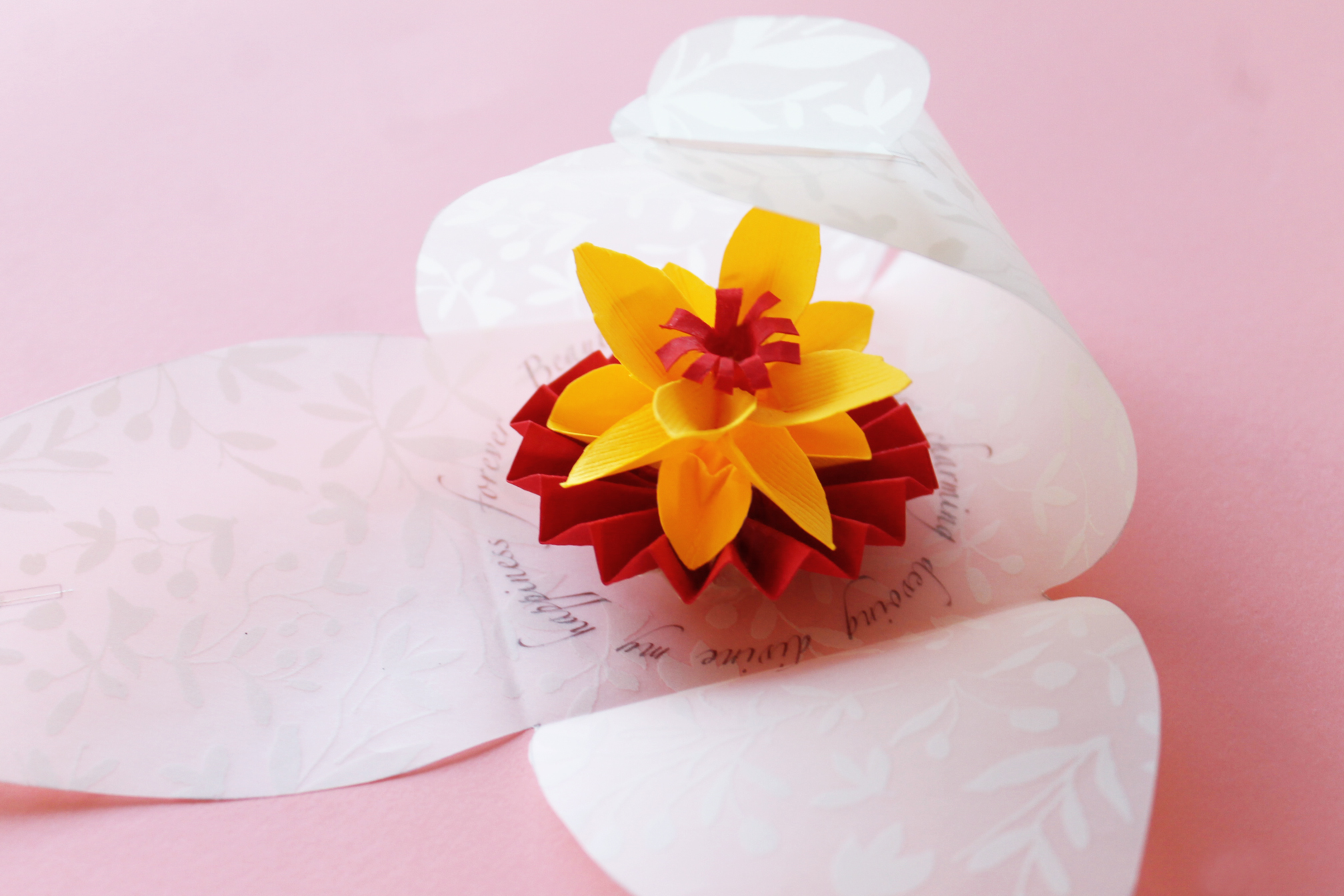 DIY paper box and flower free printable valentines