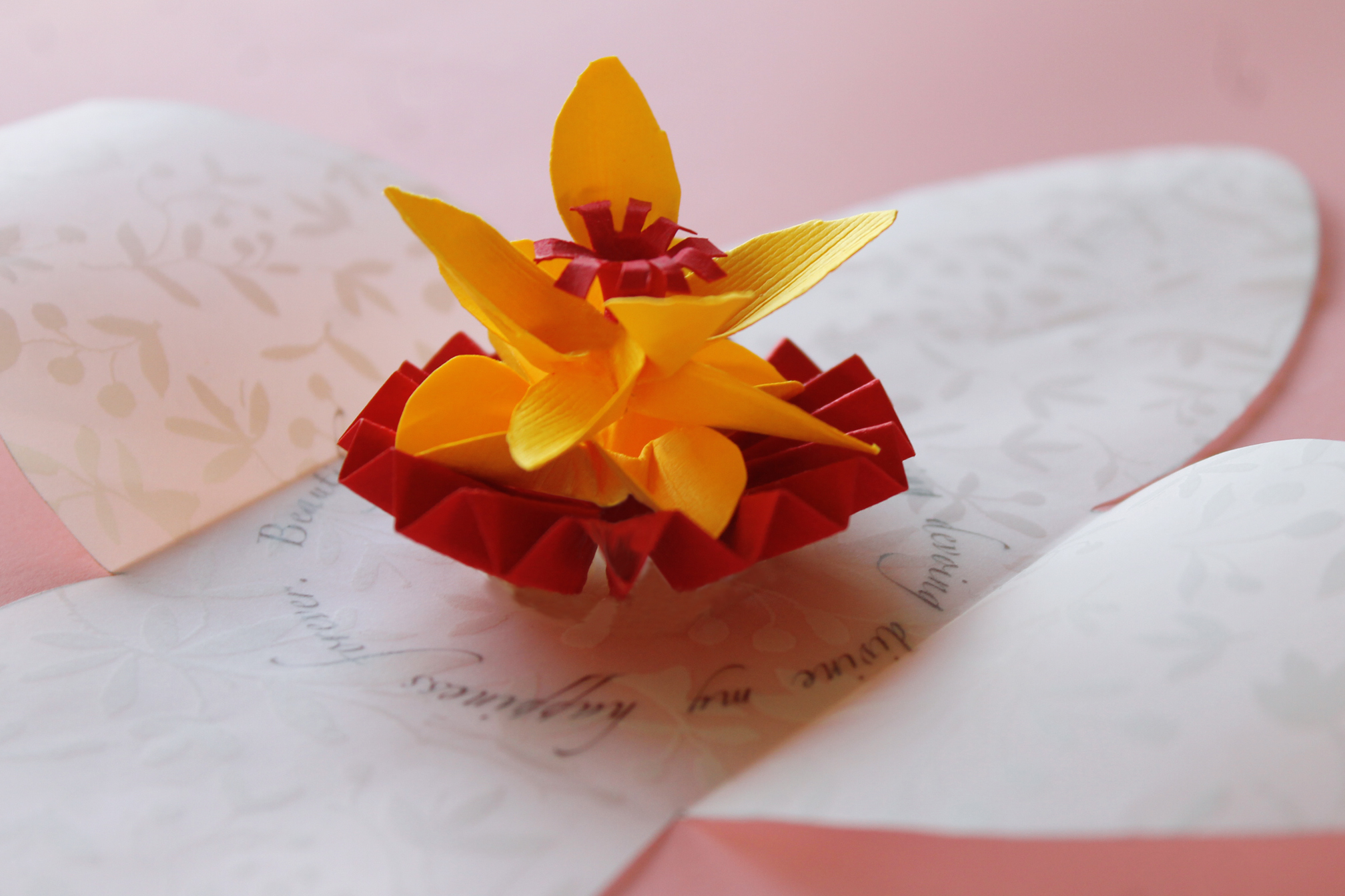 DIY paper box and flower free printable valentines
