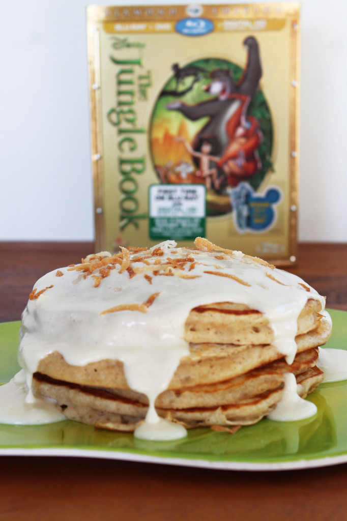 pineapple banana jungle pancakes with coconut glaze recipe