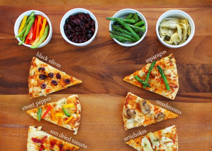 dress up your frozen pizza with veggies #shop