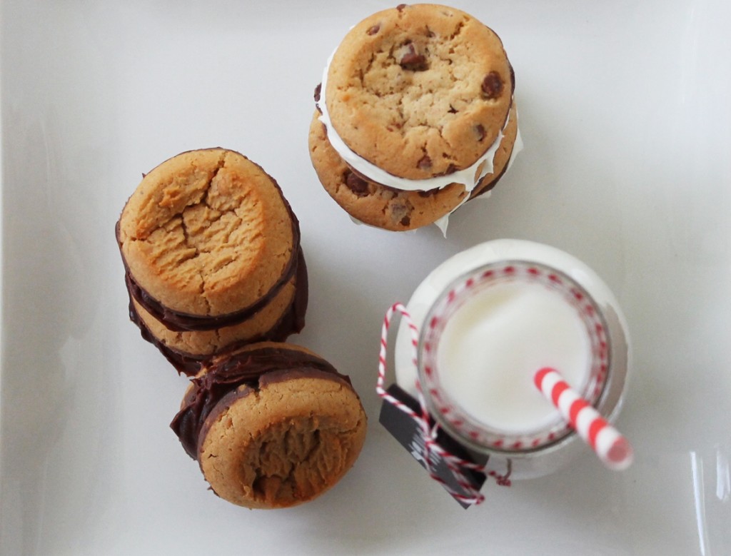 cookie sandwiches chocolate peanut butter filling recipe