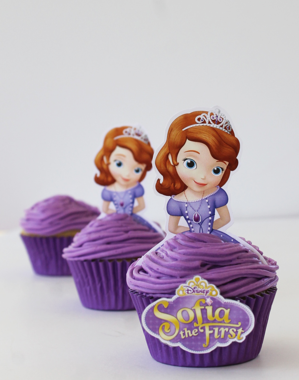 Sofia The First Princess Blueberry Cupcakes Free Printables