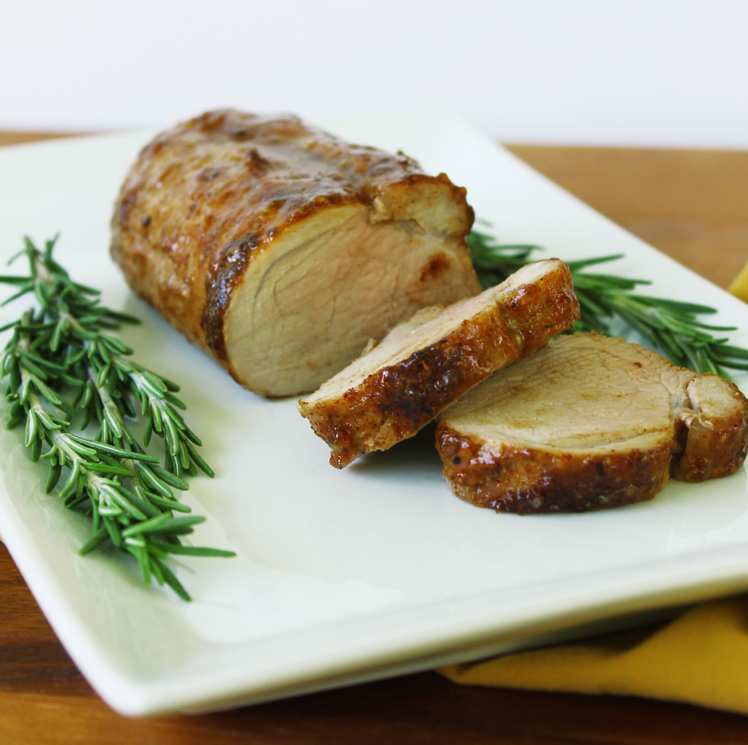 Chipotle Rubbed Pork Loin With Guava Glaze