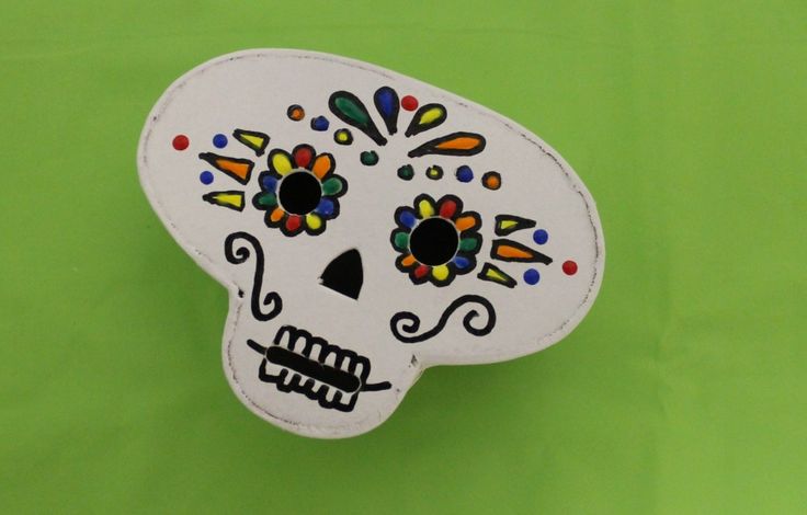 skull box craft DIY