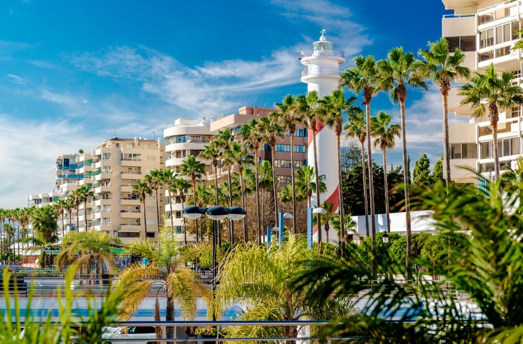 Beautiful resorts in Marbella, Spain