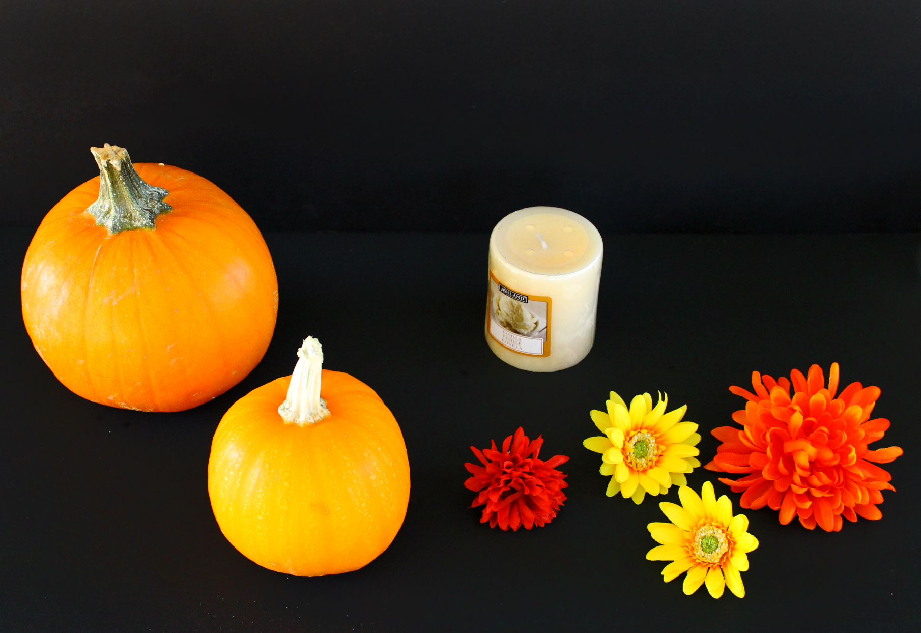 Day of the Dead DIY calavera pumpkin candle decor