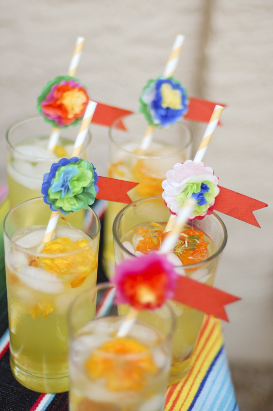 Marigold Muerte Drink recipe for Dia de los Muertos