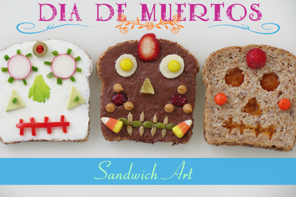 Dia de los Muertos Sandwich Art