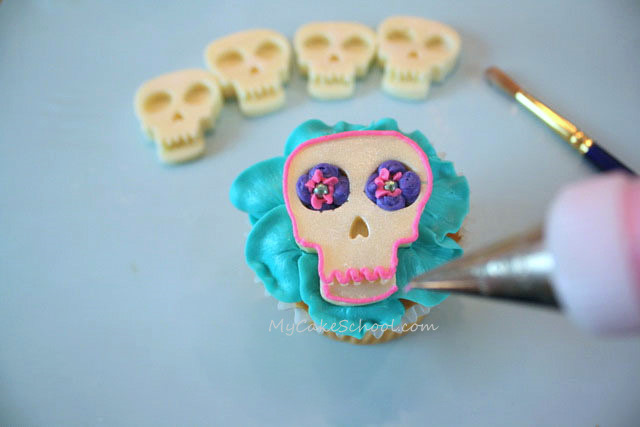 dia de los muertos cupcakes